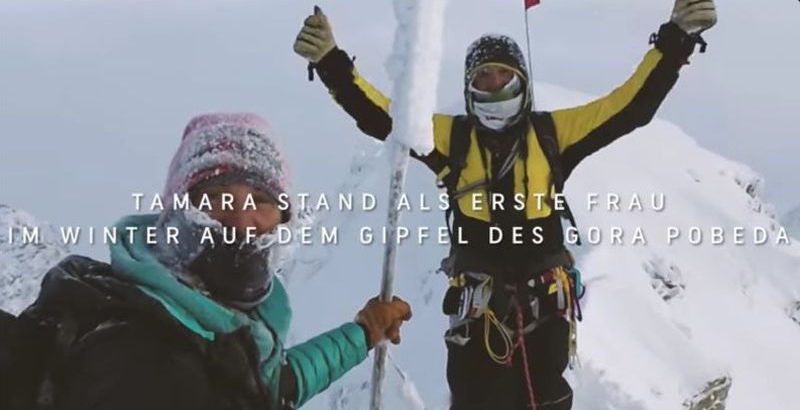 Tamara Lunger am Gora Pobeda