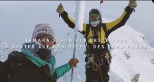 Tamara Lunger am Gora Pobeda