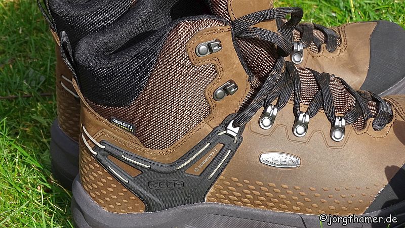 Ausgerüstet mit Keen KonnectFit und Keen.Dry Membrane