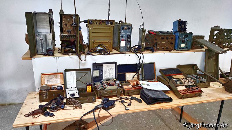 Private Sammlung militärischer Gegenstände auf dem Tillenberg