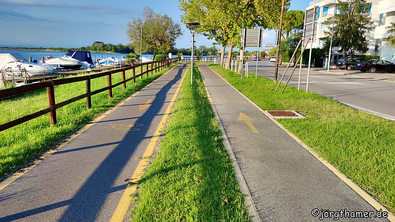 Radweg bei Grado