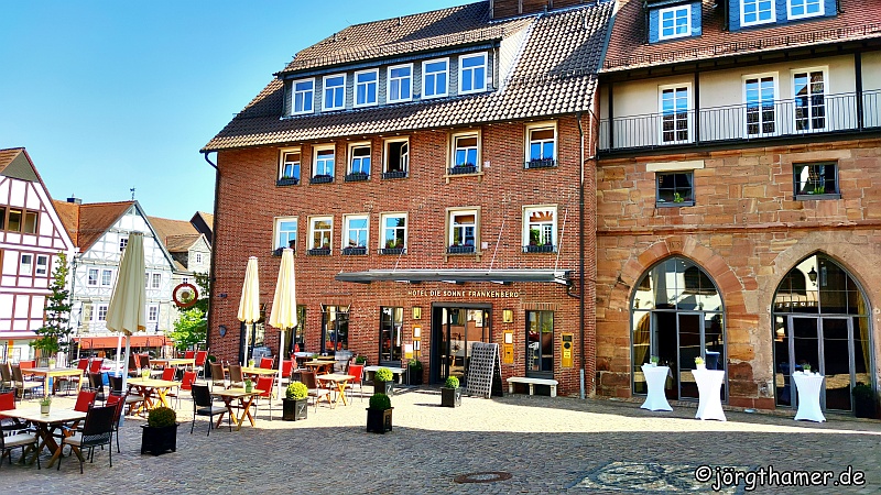 Das Hotel "Die Sonne Frankenberg" - Drei Tage "Genusswandern im Ederbergland"