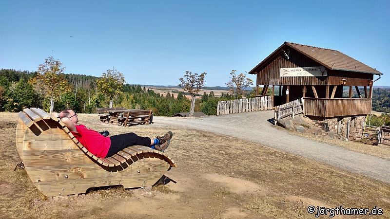 Wellenliege im Wildpark Frankenberg