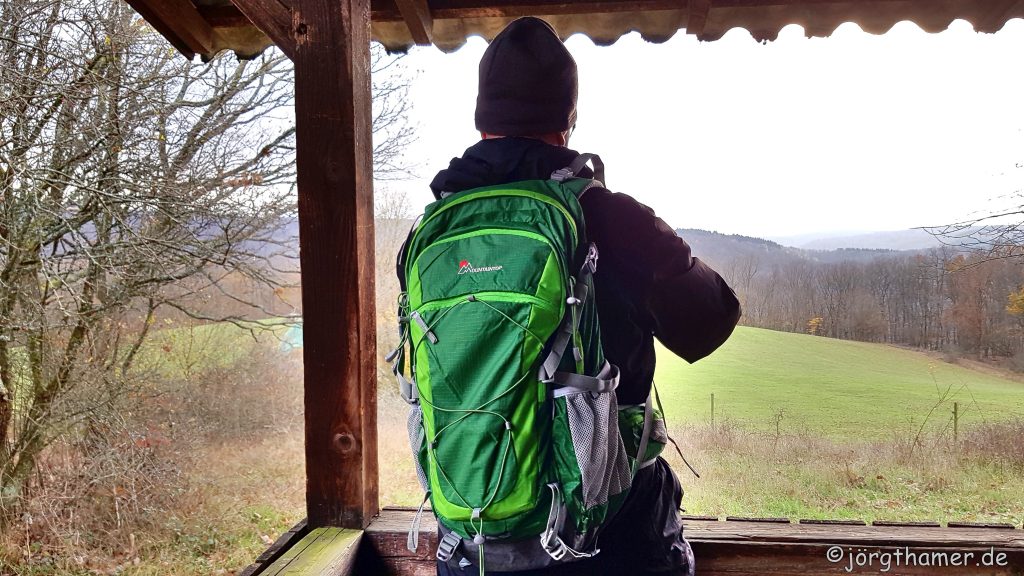Der Mountaintop Rucksack 40 L in Aktion