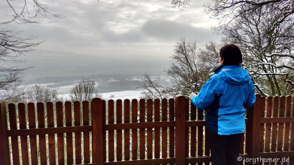 Aussicht am Hildegardisfelsen BlasiusSteig - Aussicht am Hildegardisfelsen