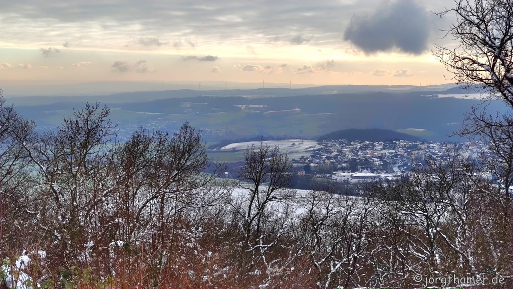 Aussicht Blasiuskapelle BlasiusSteig Dornburg Aussicht an der Blasiuskapelle bei Dorndorf