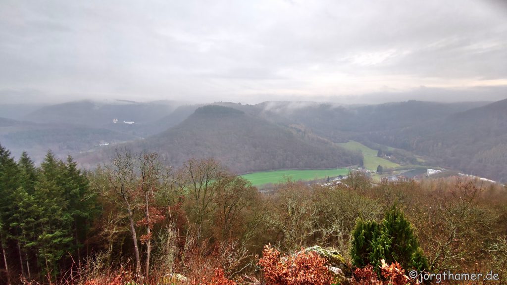 Aussicht von der Hohen Lay bei Nassau