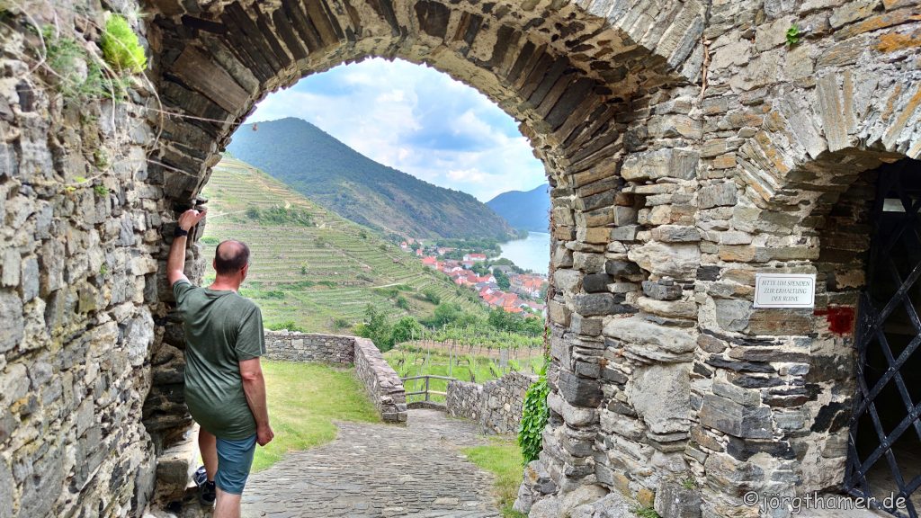 Blick auf Spitz in der Wachau