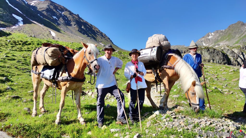 Säumer auf der Via Valtellina