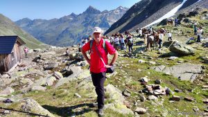 Jörg Thamer auf der Via Valtellina