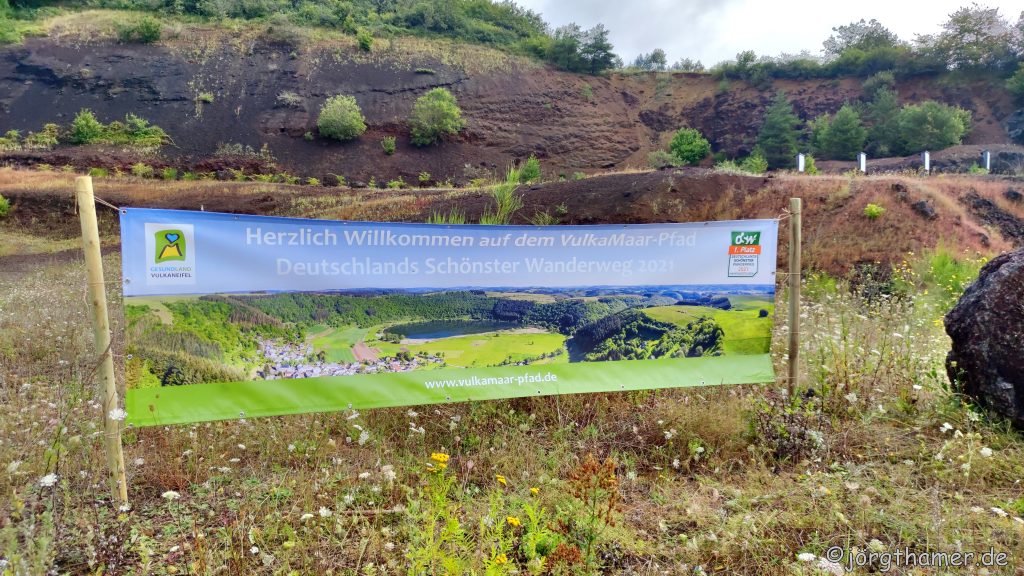 Banner VulkaMaar-Pfad (Deutschlands schönster Wanderweg 2021)