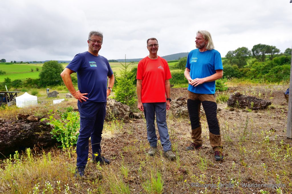 Jury Deutschlands schönster Wanderweg 2021:  Manuel Andrack, Jörg Thamer und Thorsten Hoyer. Es fehlt Michael Sänger (Foto: Ricarda Große)