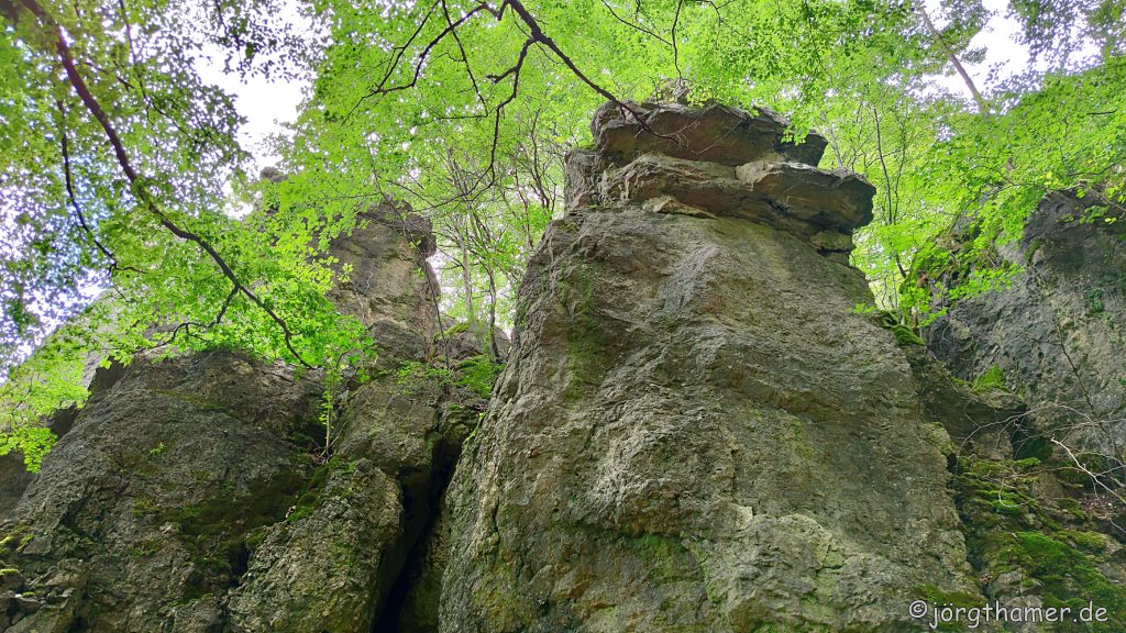 Gerolsteiner Dolomiten Acht - Felsen Imposante Felsformationen prägen die Gerolsteiner Dolomiten Acht