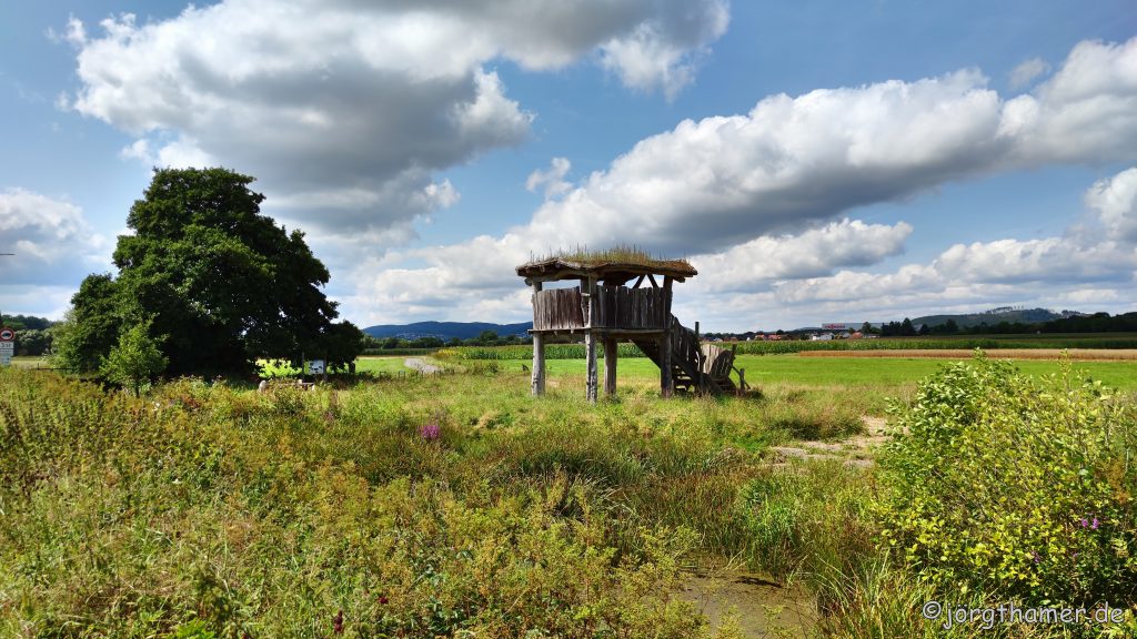 Aussichtsplattform in den Ederauen bei Rennertehausen