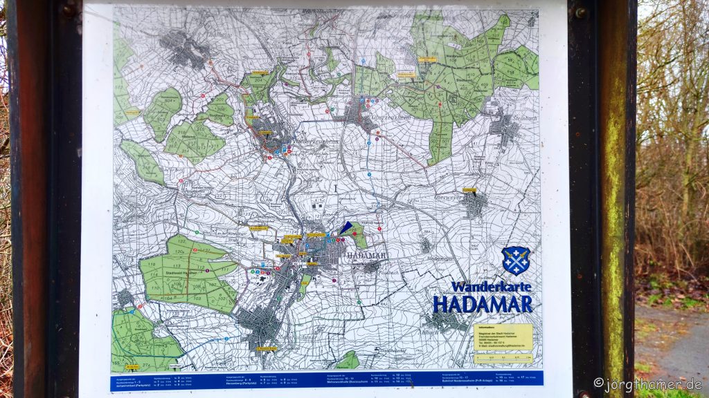 Wanderkarte Hadamar