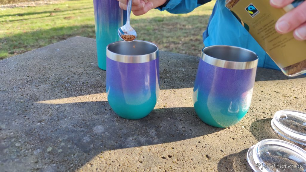Up Great - Test mit Instandkaffee