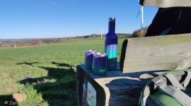 Pause am Waldaubacher Sagenweg