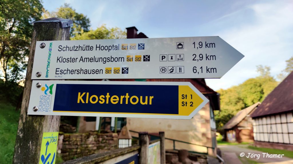 Gewissenhaft markiert und sehr gepflegt - die Wanderwege der "wilden Heimat"