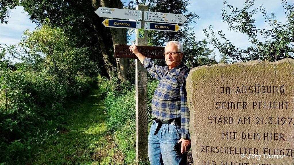 Wegepate Helmut Eggers zeigt uns seine "wilde Heimat"