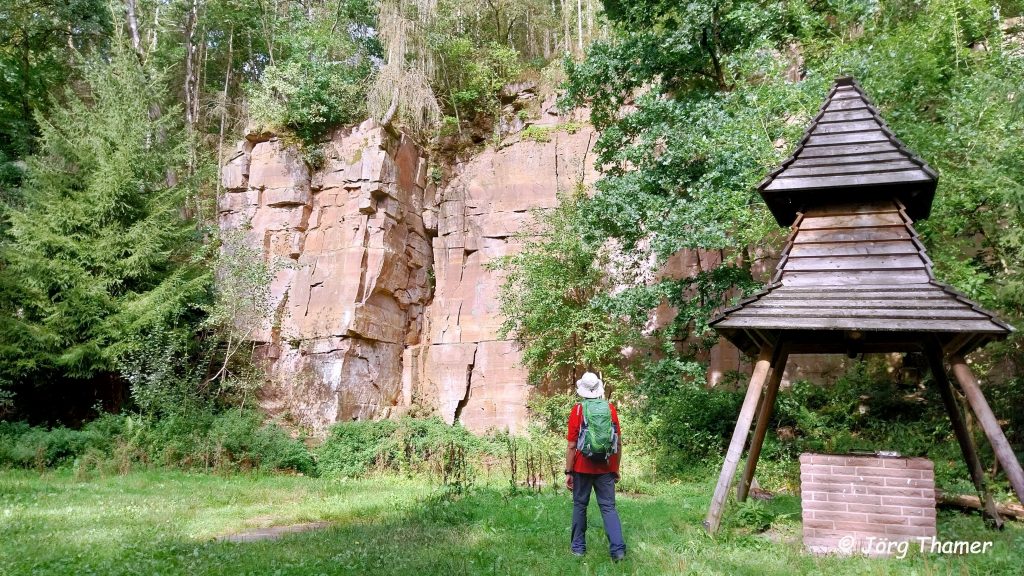 Klostertour - Sandsteinfelswand