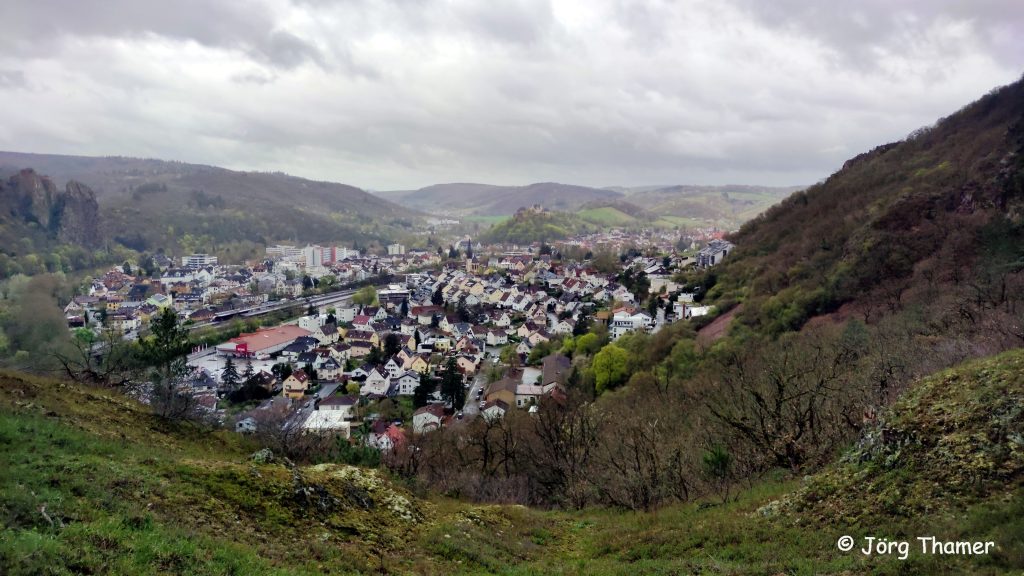Vitaltour Rotenfels - Blick auf Bad Münster am Stein