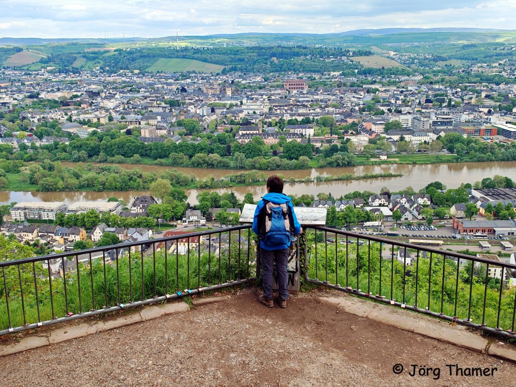 Blick von der Mariensäule auf Trier