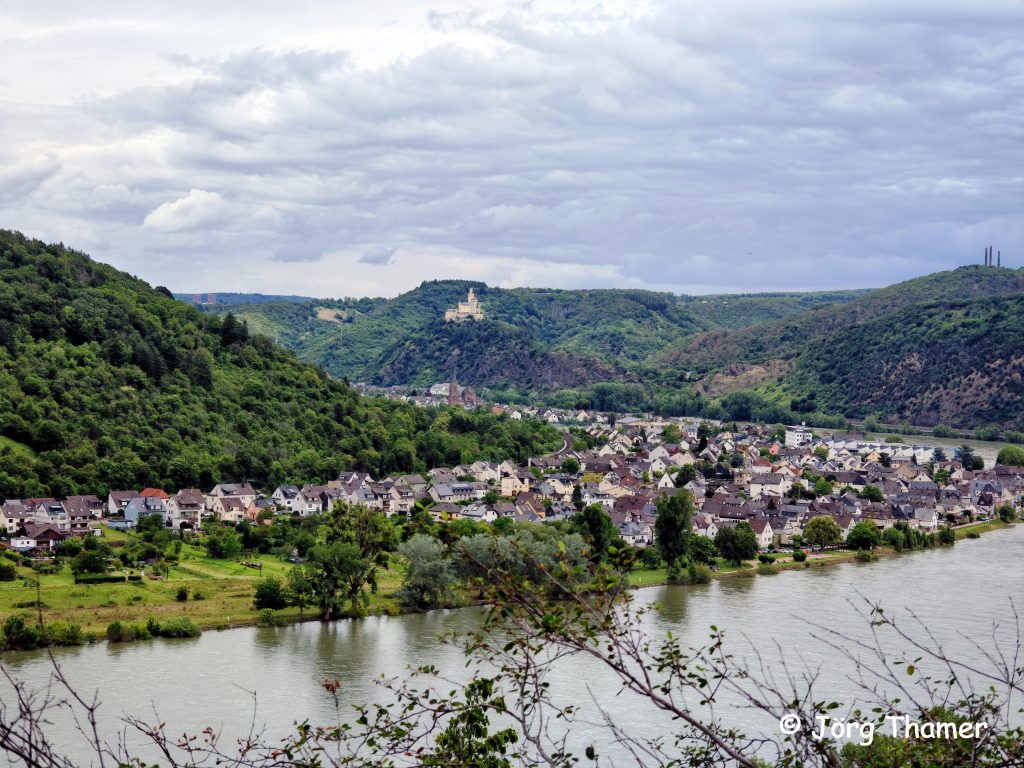 Marksburg Braubach von der Kipplei