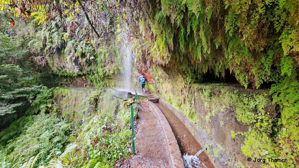 Wasserfall Levada do Rei Madeira