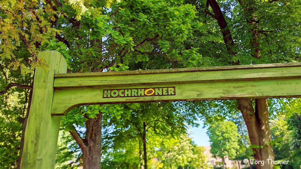 Eingangstor zum Hochrhöner in Bad Kissingen
