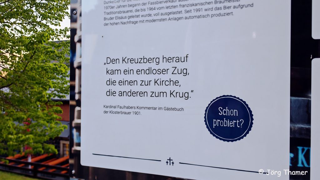 Spruch Kloster Kreuzberg, Kardinal Faulhaber 1901