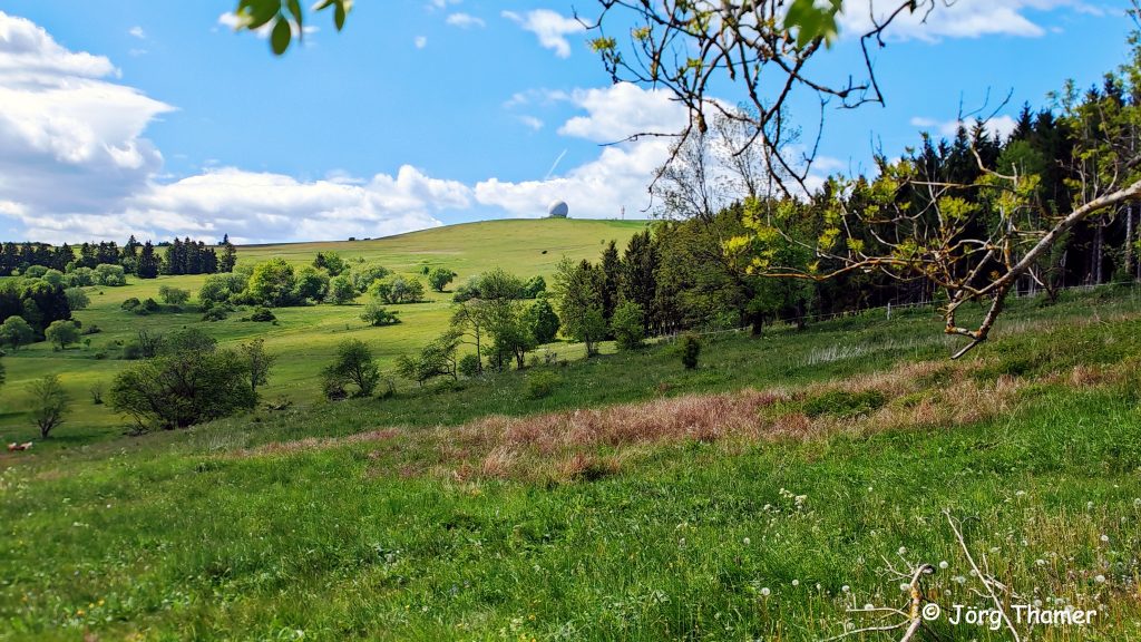Blick auf die Wasserkuppe