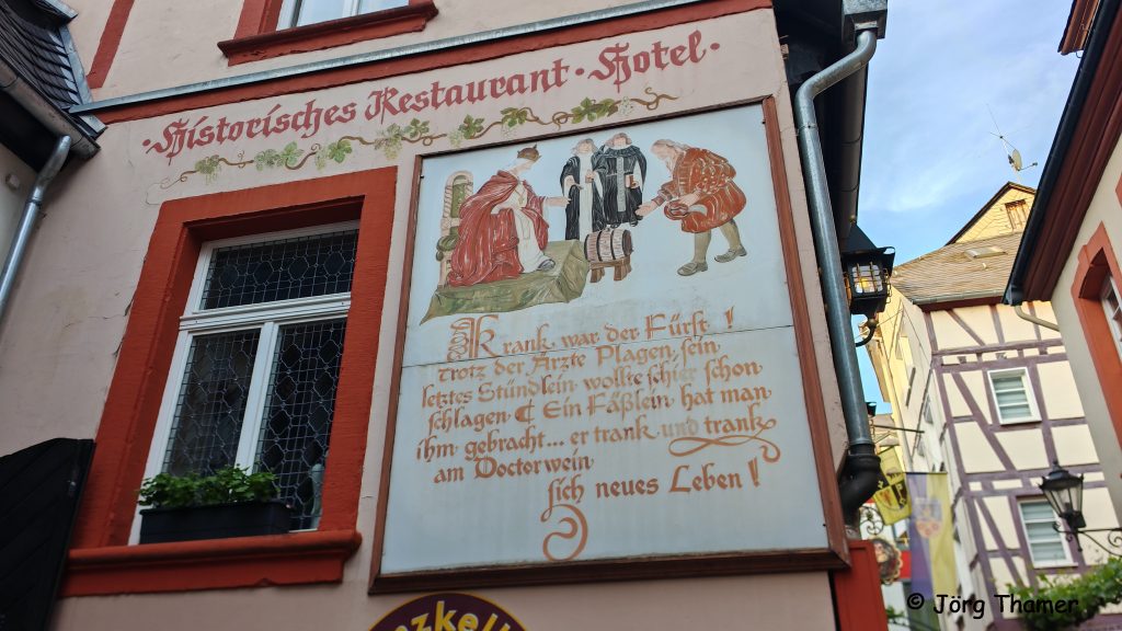 Bernkastel - Spruch Doctorwein