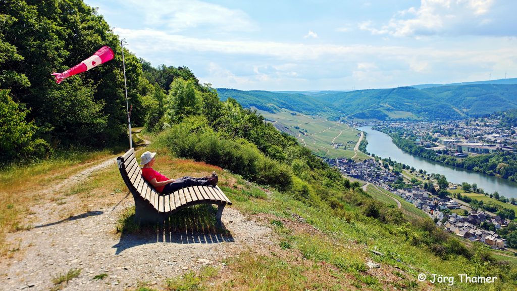 Seele baumelt am Moselsteig