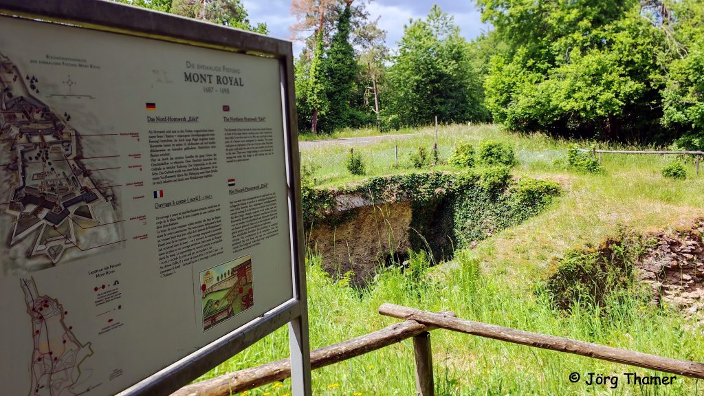 Reste der Festung Mont Royal
