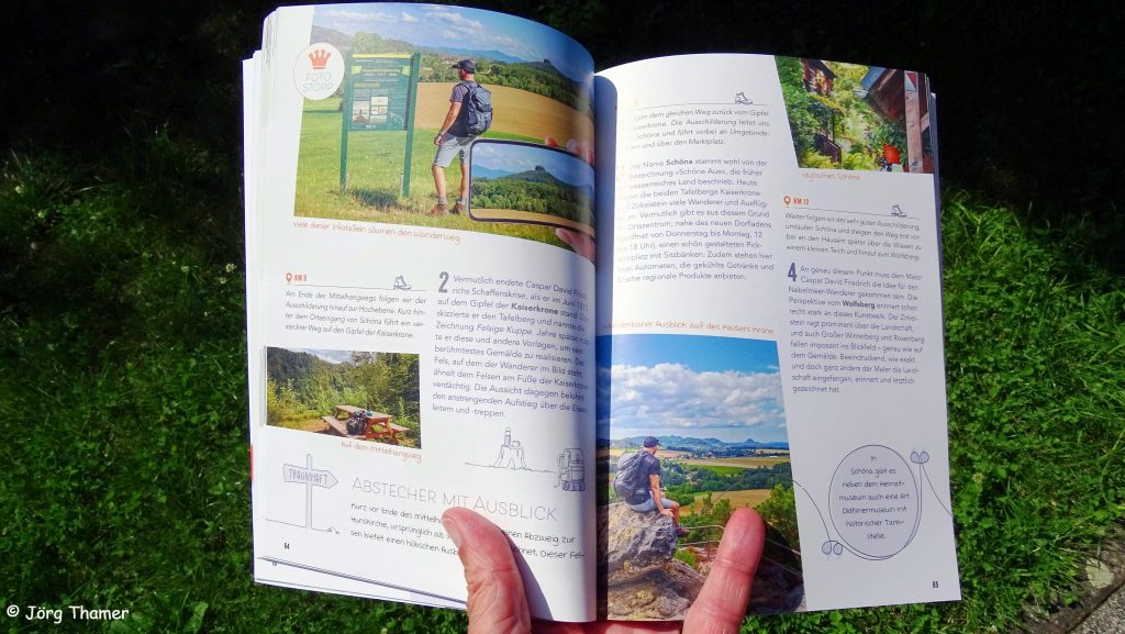 Blick ins Buch "Wanderträume Sächsische Schweiz"