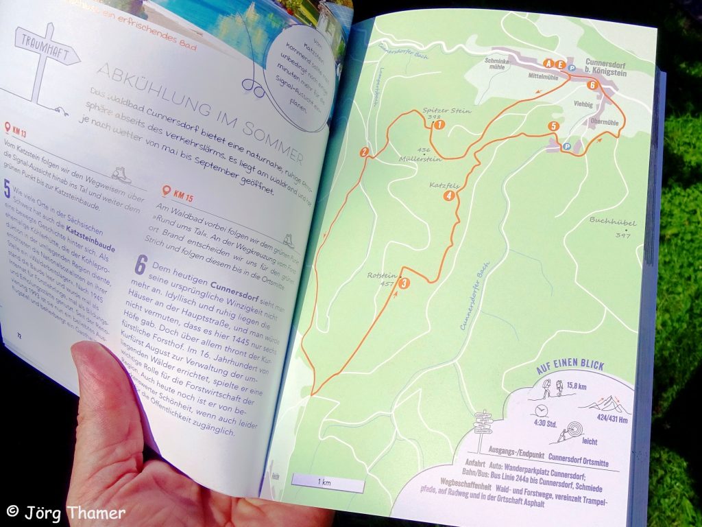 Detailkarte Wanderführer "Wanderträume Sächsische Schweiz"