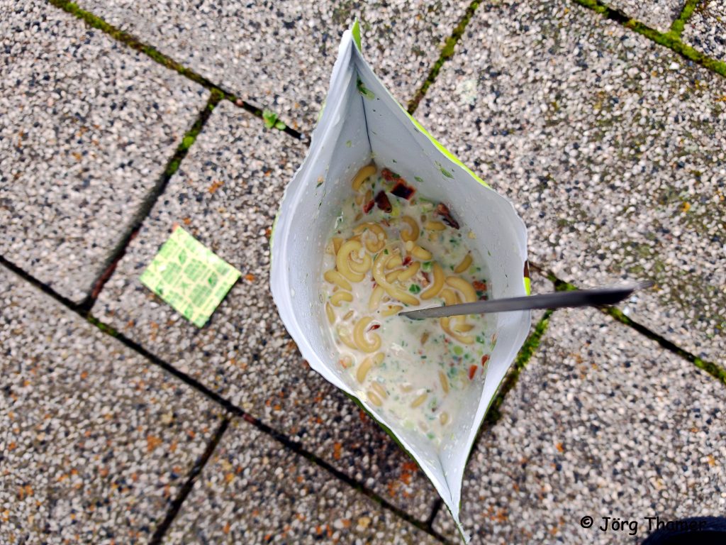 Fertige Trekking Käse-Pilz-Nudeln