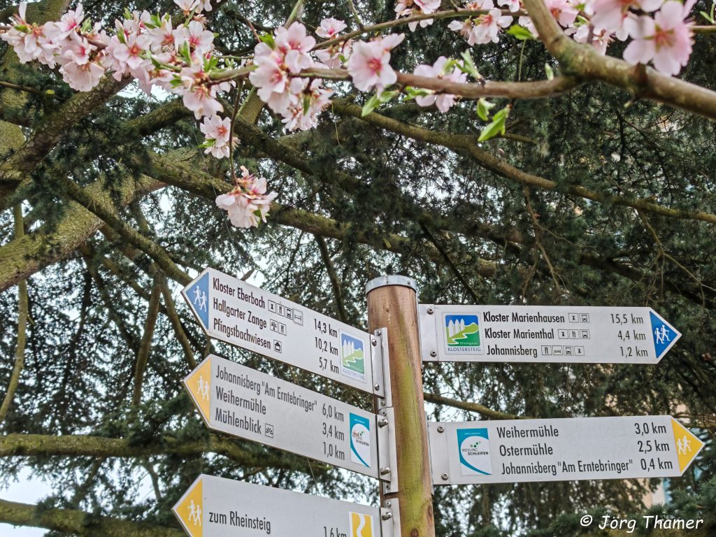 Wegweiser Klostersteig