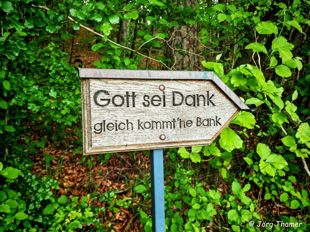 Schild - Gott sei Dank