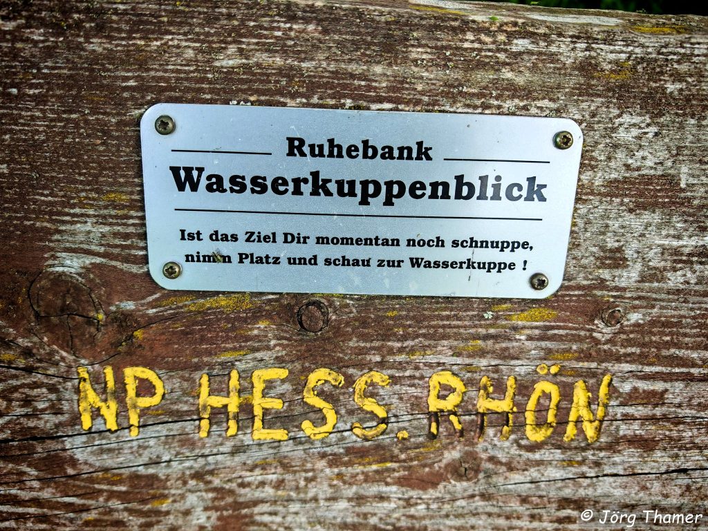 Ruhebank Wasserkuppenblick