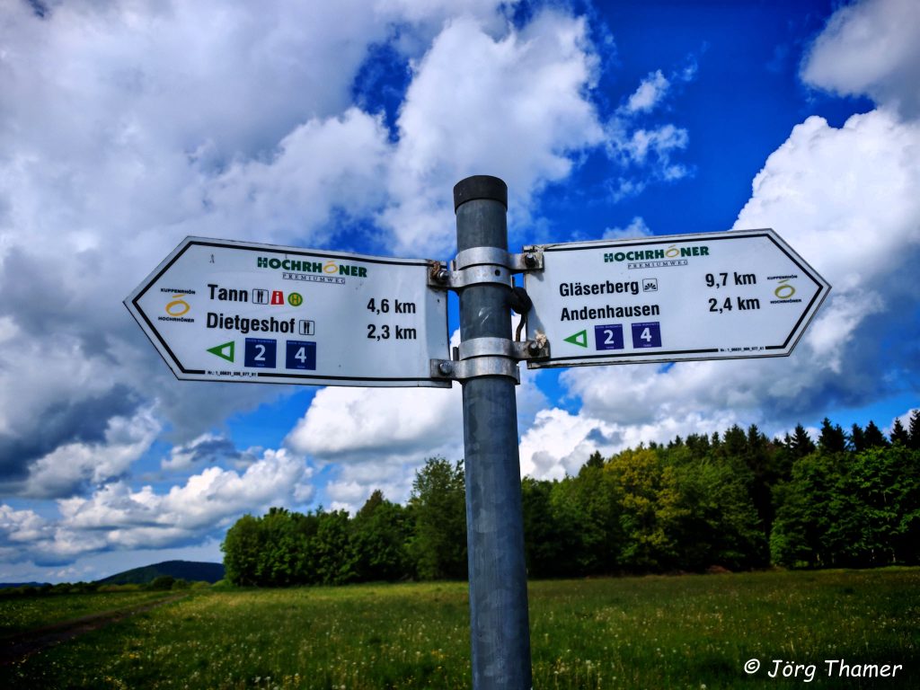 Wegweiser Hochrhöner