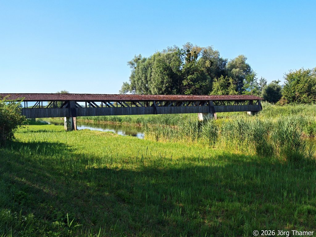 Holzbrücke über die Dornbirner Ach