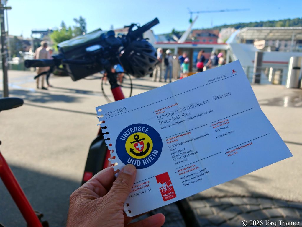 Voucher Radweg-Reisen Schifffahrt